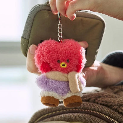 New 10Cm Bt21Ed Baby Series Kawaii Anime Rj Cooky Plush Keychain Cute Cartoon Plush Pendant Doll Toy Bag Accessories Girl Gift