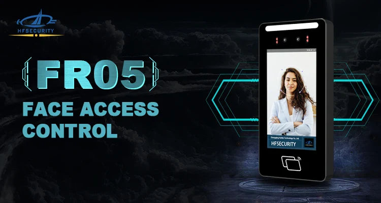 HFSecurity FR05 Lecteur de carte RFID et de reconnaissance faciale tout-en-un avec Wifi, système de contrôle d'accès de présence, lecteur de détection de visage