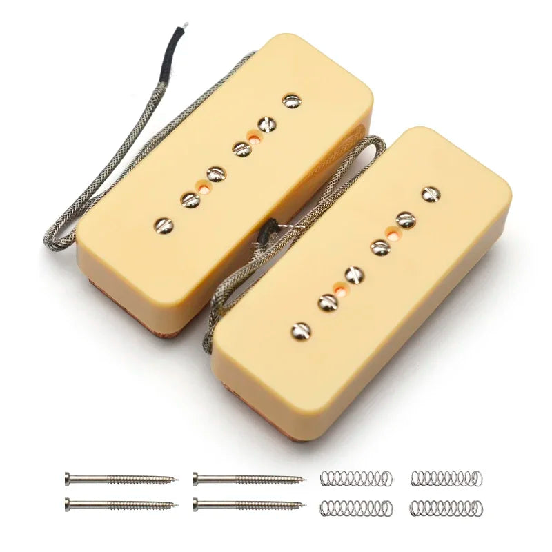 Alnico 5 aimant P90 Style micro double bobine micro silencieux Humbucker 6K/9K pour guitare électrique