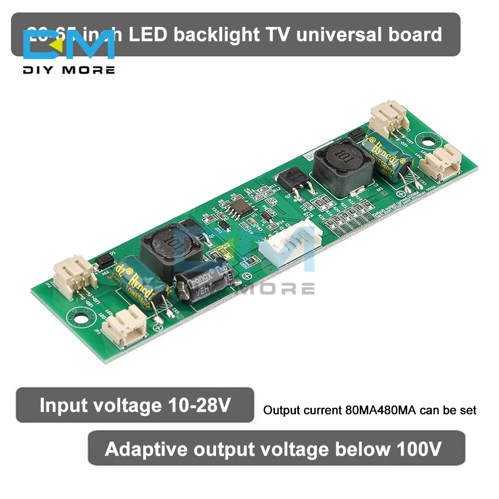 26-65 pouces général LED LCD TV rétro-éclairage carte pilote TV carte à courant Constant Booster carte LED onduleur universel