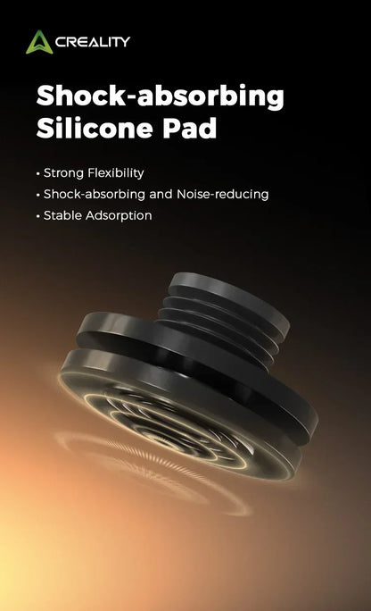 Creality 4Pcs Shock-absorbing Silicone Pad Strong Flexibility 3d Printer Parts for K1_K1 Max_K1C_Ender-3 V3_Ender-3 V3 Plus