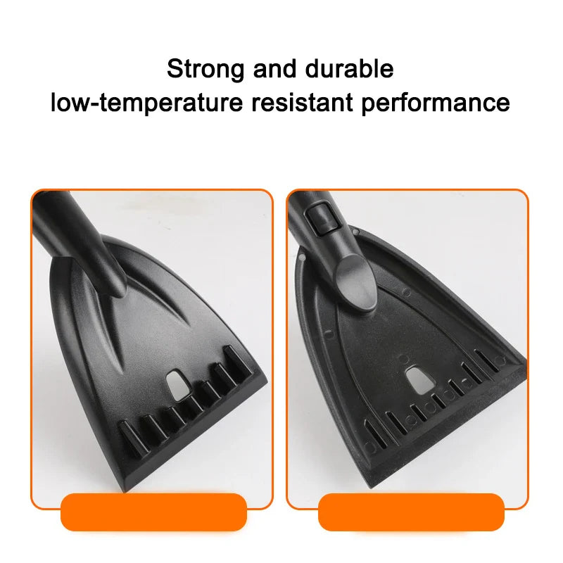 Grattoir à neige pour voiture, pelle de balayage pour l'hiver avec poignée, brosse de nettoyage automobile, dissolvant de grattoir à glace, accessoires de pare-brise automobile
