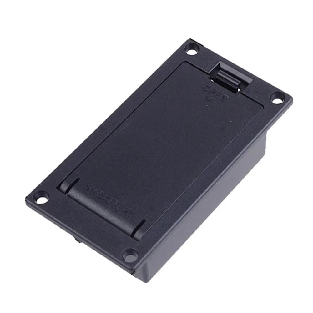 Boîtier de batterie de remplacement 9V pour micro de guitare acoustique et basse, support en plastique robuste, accessoire idéal pour les musiciens