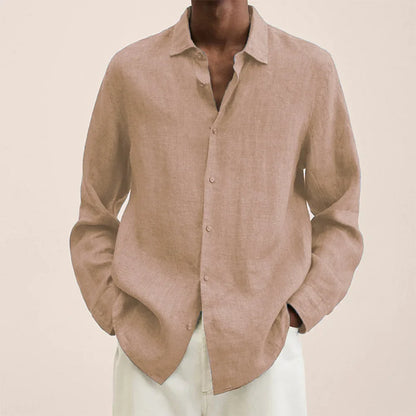 Nouvelle mode : chemises longues pour hommes, hauts décontractés amples, manches longues, revers pour hommes, tenue décontractée automne, Streetwear