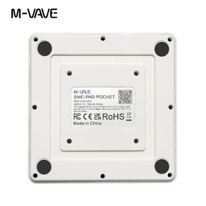 Contrôleur MIDI sans fil Portable M-VAVE SMC-PAD, 16 tampons, Percussion appropriée, DJ, arrangeur de musique, contrôleur de clavier