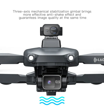Drone GPS L600 PRO MAX/PRO, caméra HD professionnelle 4K, cardan 3 axes 5G FPV, sans balais, en option, pour éviter les obstacles, quadrirotor