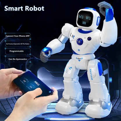 Application Control 2.4GHz, Dual Mode Programming, Demo, RC Robot, Walk/Slide Switch, Touch Sensing, Voice Recording, Singing, Dancing, Puzzle, RC Toys