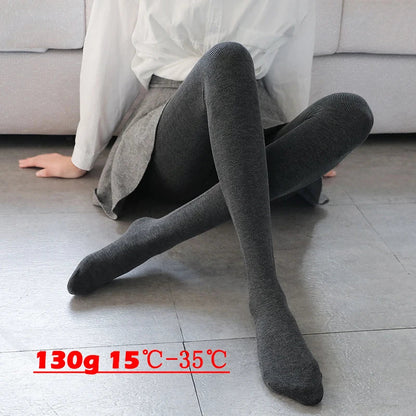 Leggings thermiques épais d'hiver 130g/330g en polaire chauds pour femmes, collants taille haute élastiques, moulants et sexy 2026