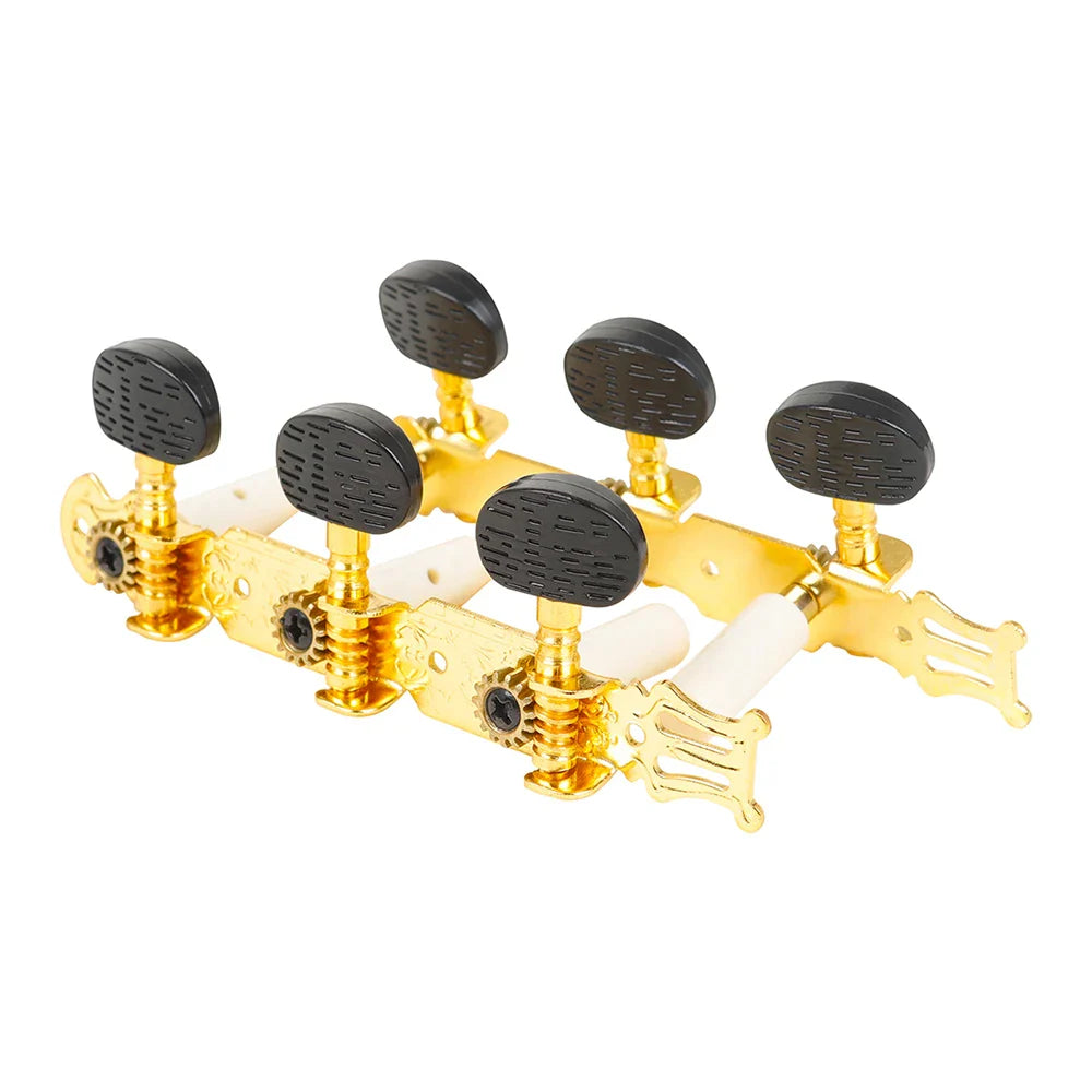 M MBAT 2 pièces chevilles de réglage de cordes de guitare classique têtes de Machine ouvertes en métal doré accordeurs guitare accessoires d'instruments de musique