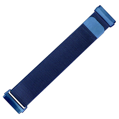 Bracelet à mailles milanaises en métal pour montre connectée Fitbit Versa 4/Versa 3 Bracelet officiel pour Fitbit Sense 2-1 Correa magnétique