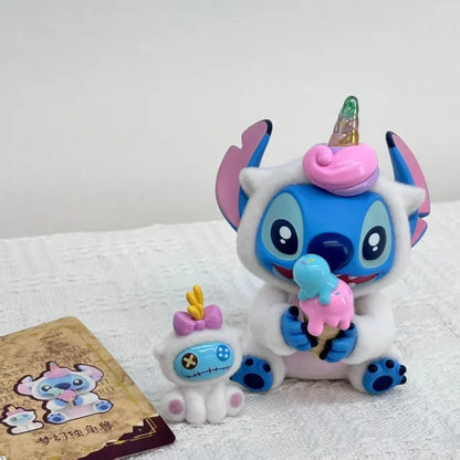Stitch's Bizarre Diary 2.0 Blind Box, Handmade Trendy Doll, Cute Desktop Ornament & Birthday Gift for Anime Fans