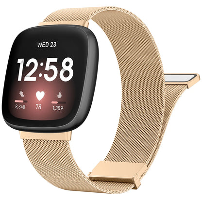 Metal Magnetic Strap For Fitbit Versa 3 4 Watchband Bracelet Wristband For Fitbit Versa Sense/sense 2 Milanese Replacement Strap