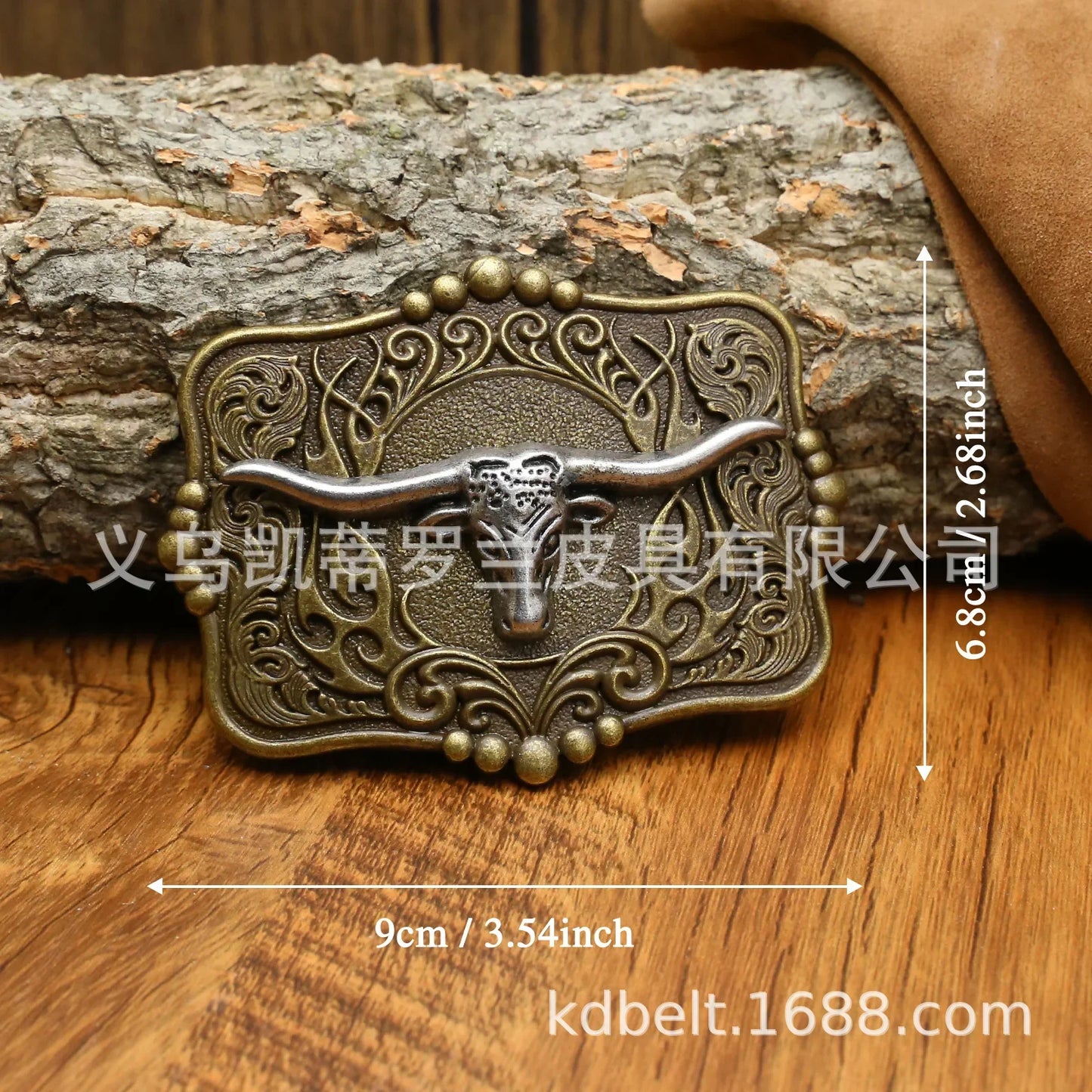 Ceinture ajustable en cuir style cowboy western, style punk, estampage en alliage, boucle de ceinture rétro américaine pour homme, accessoire de mode