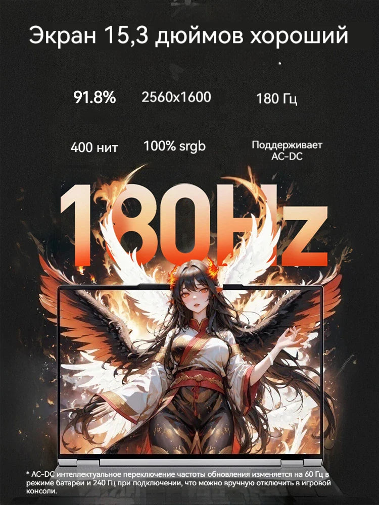 MECHREVO 15PRO PC Portable Gamer Processeur AMD Ryzen 7 8745H Carte Graphique NVIDIA GeForce RTX4060 16Go de Mémoire SSD 1024Go pour Gamers