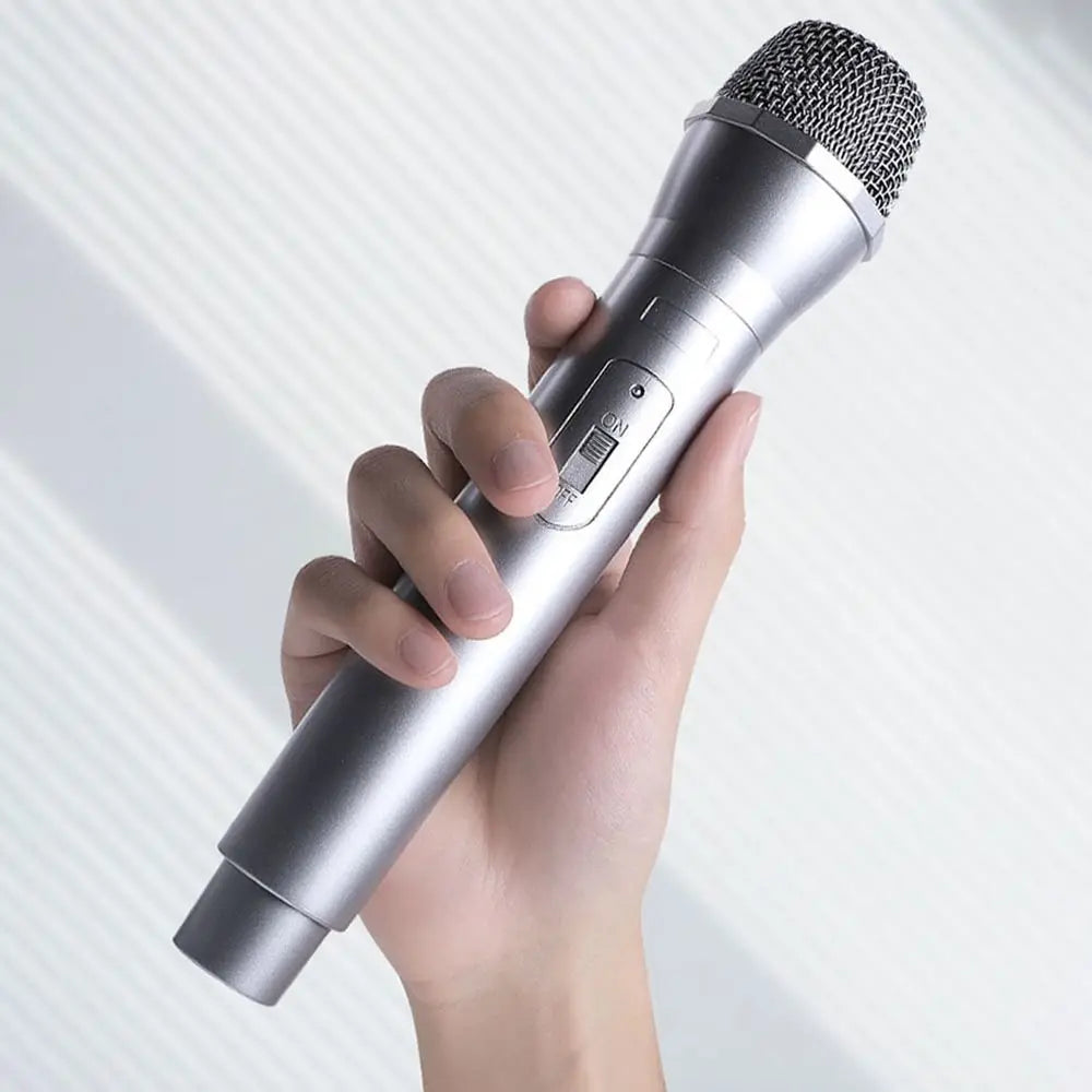 Microphone d'entraînement de fête, accessoire de microphone, jouet de simulation de discours, faux microphone, accessoire de costume de scène, microphone de karaoké pour enfants