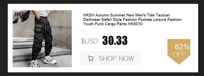 HKSH Spring Autumn New Man Punk Fashion Streetwear Dark Brushed Wax Handmade Damaged Tops Denim Jacket Y2K Chic Ins Coats HK4959