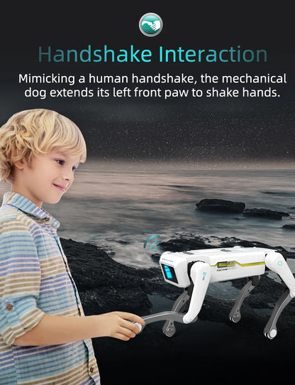 Teeggi électrique RC Robot Intelligent chien avec pince multifonction RC mécanique chien jouet éducatif bionique Robot Intelligent jouet cadeau