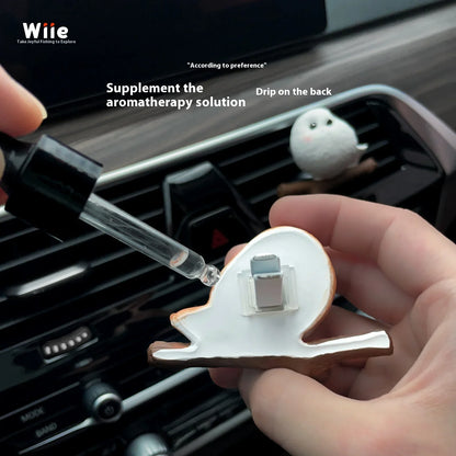 Car aromatherapy trend advanced light fragrance diffuser car lasting fresh new cute car decoration ornament