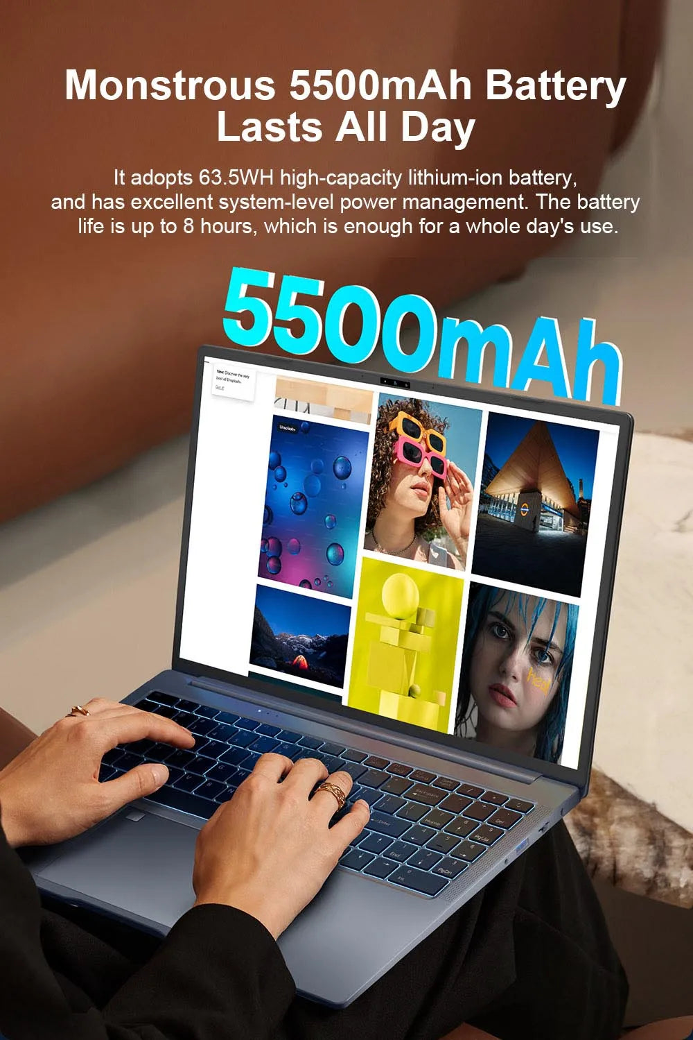 Ninkear N16 Pro Laptop, 16'' 2560*1600 IPS Screen 165Hz Refresh Rate, Intel Core i7-13620H 10 Cores Max 4.9GHz, 32GB RAM 1TB SSD
