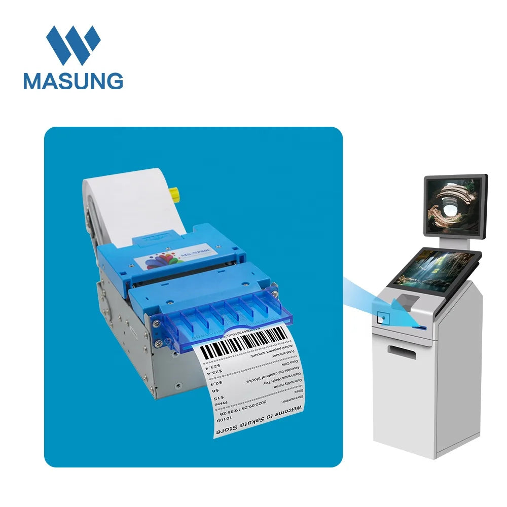 MASUNG MS-NP80C 82,5 Mm Module d'imprimante de kiosque thermique 3 pouces panneau de reçus coupe automatique produits d'imprimante de factures intégrés en Stock
