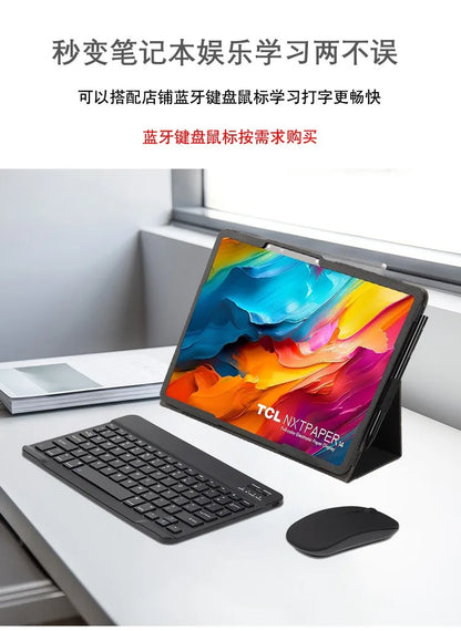 Case For TCL NXTPAPER 14 Case 9491G 14.3" Tablet PC Magnetic Cover with Hand Strap PU Leather Flip Book Funda