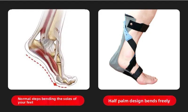 Orthèses de chute de pied orthèse de cheville élasticité réglable orthèses Valgus course hémiplégie chaussures de rééducation Supports de pied