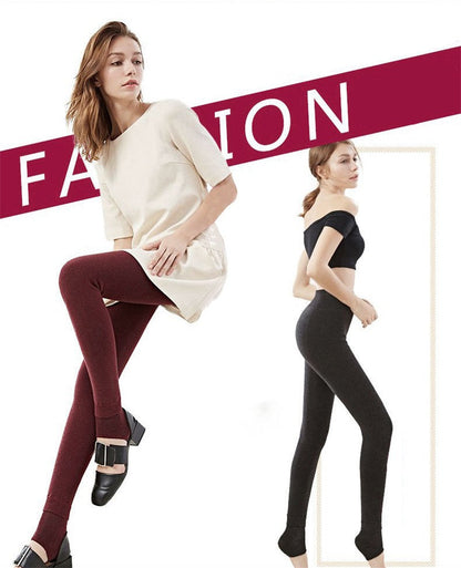 Femmes hiver Leggings chaud Leggins taille haute couleur unie velours femmes épaissi velours Leggings décontracté extensible Leggings