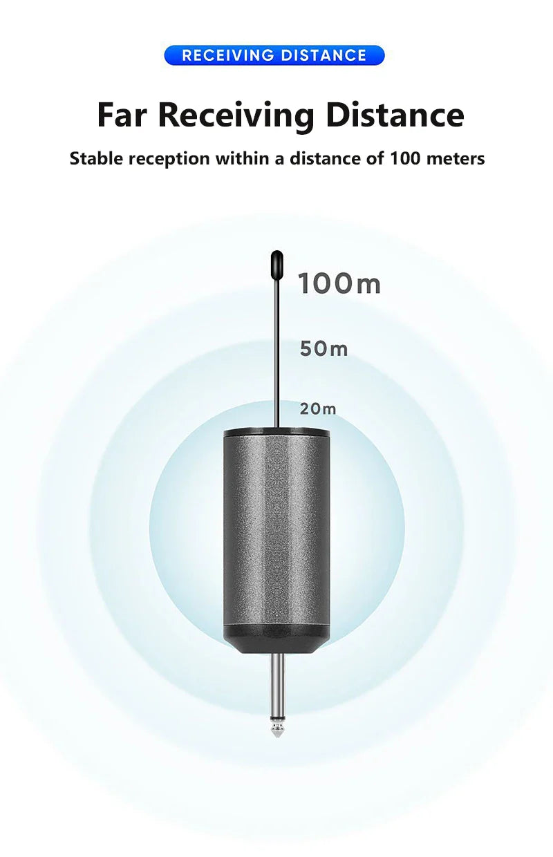 UHF Speech Wireless Microphone Lapel Headset Mini Portable Receiver Transmitter Professional Public Speaking Plug And Play
