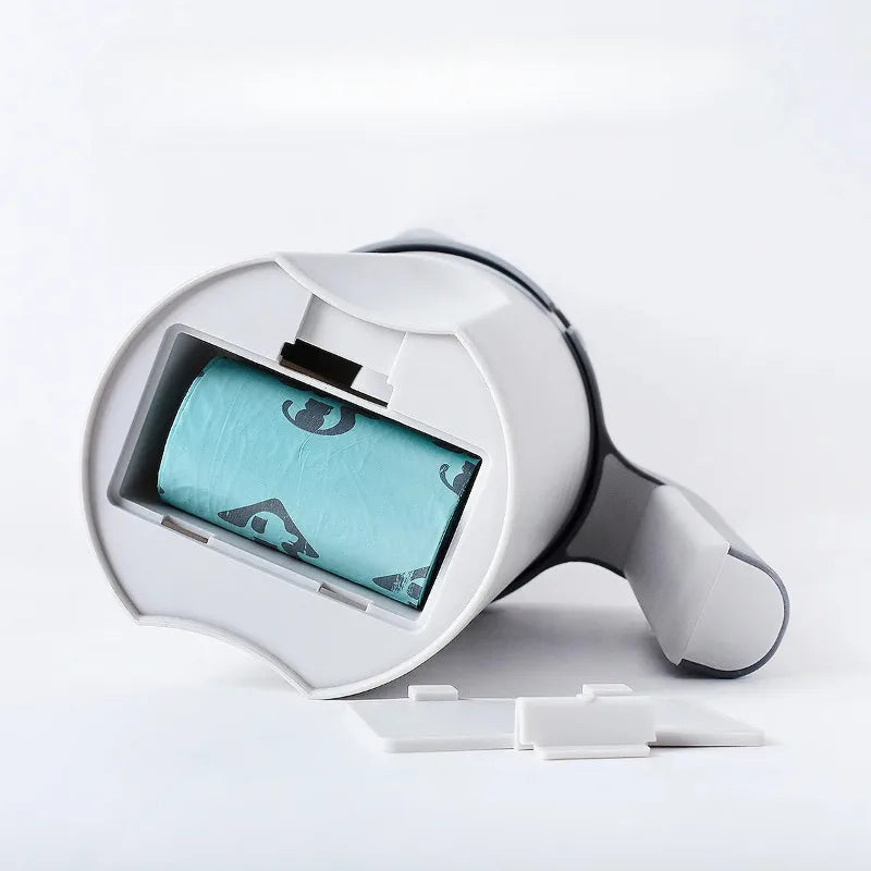 Pelle à litière pour chat avec sacs à déchets, auto-nettoyante, pelle à litière pour chat, boîte à litière Portable, outil de nettoyage, fournitures pour animaux de compagnie
