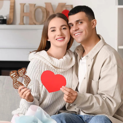 2D plat, je t'aime cadeaux pour elle lui, femme, mari, petit ami, petite amie, anniversaire romantique, saint-valentin, cadeau d'amour de noël