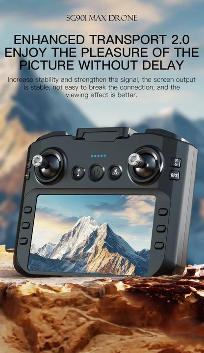 Xiaomi SG901 MAX GPS Drone professionnel 8K aérien HD évitant des obstacles avec écran plus grand télécommande Drone pliable sans brosse