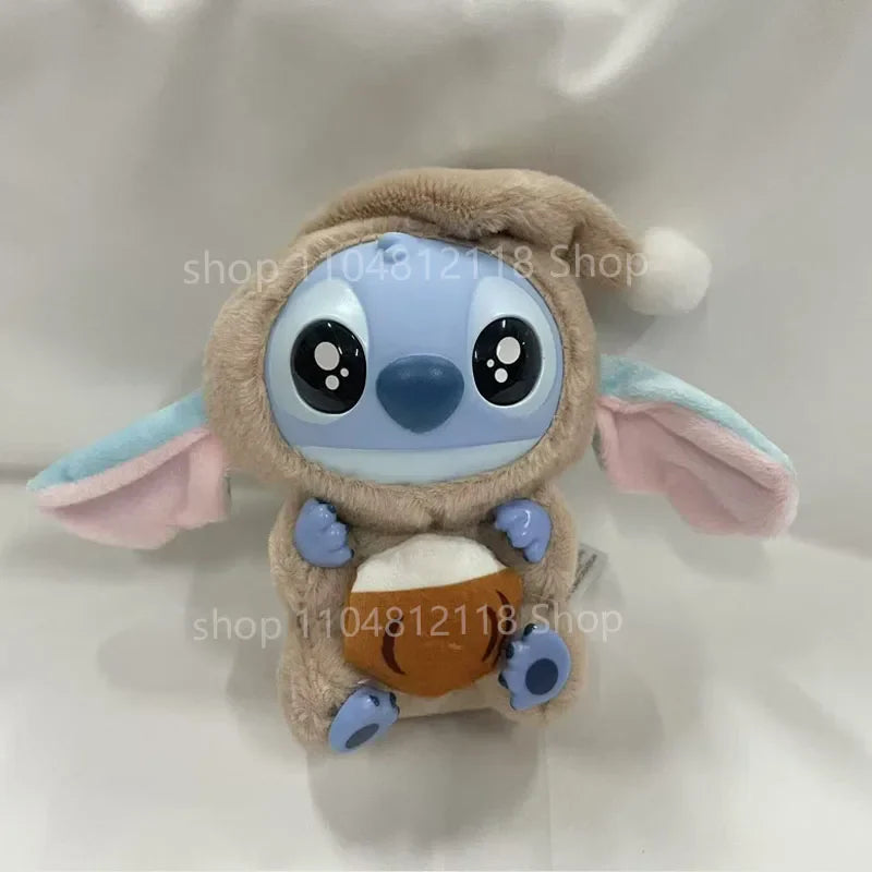 15CM New Stitch Eat Something Before Sleep Series Blind Box Plush Dolls Pendant Cute Doll Ornament Mystery Box Surprise Toy Gift