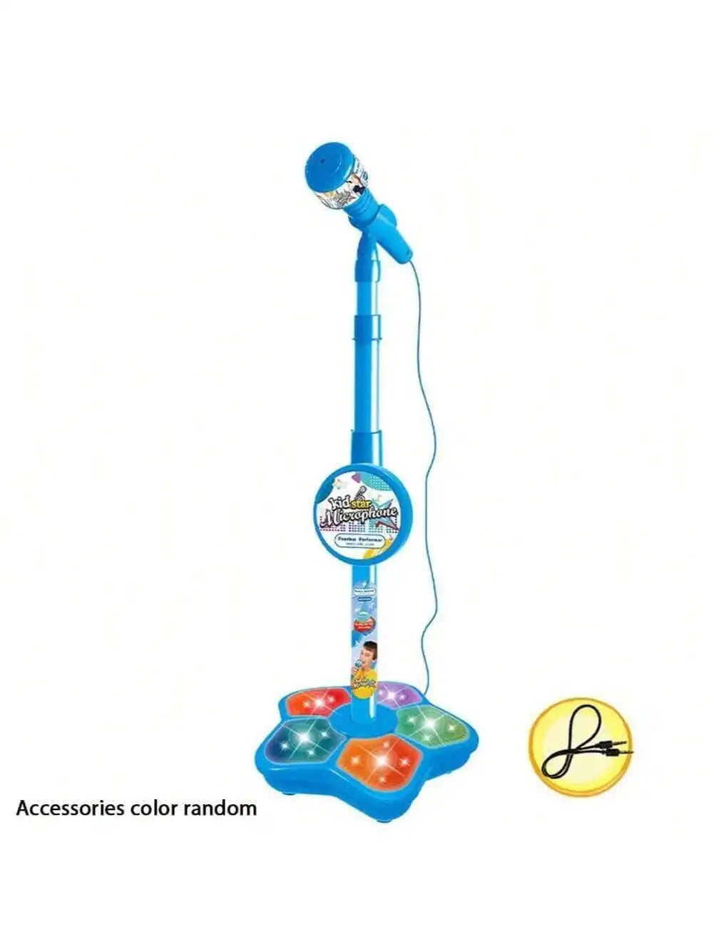 Studio-Level Wireless Karaoke Microphone for Kids - 108 RGB LED Voice-Activated Mic with 200+ Sound Effects & APP Contr
