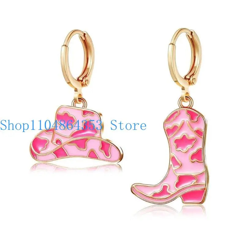 652f boucles d'oreille Western Boucles d'oreilles Cadeaux bijoux pour femmes Decor pour adolescents filles