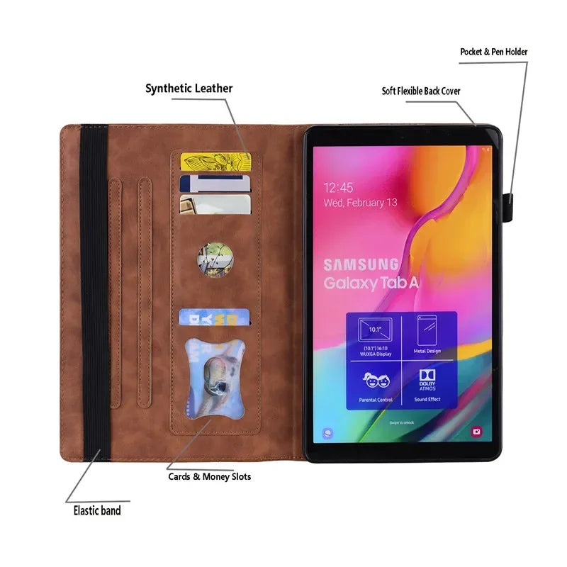 Coque For Honor Pad 9 12.1'' Case Luxury Business PU Leather Flip Tablet Cover for Funda Honor Tablet Pad 9 12.1 Cases Cover