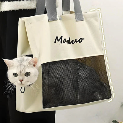 Sac à dos de transport pour animaux de compagnie, respirant et léger, pour chien, sac à dos pour chat, sac à main d'extérieur portable à une épaule