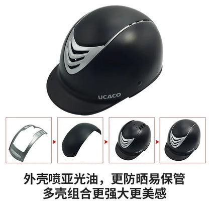 Casque d'équitation Casque équestre Équipement du cavalier Respirant et ajustable