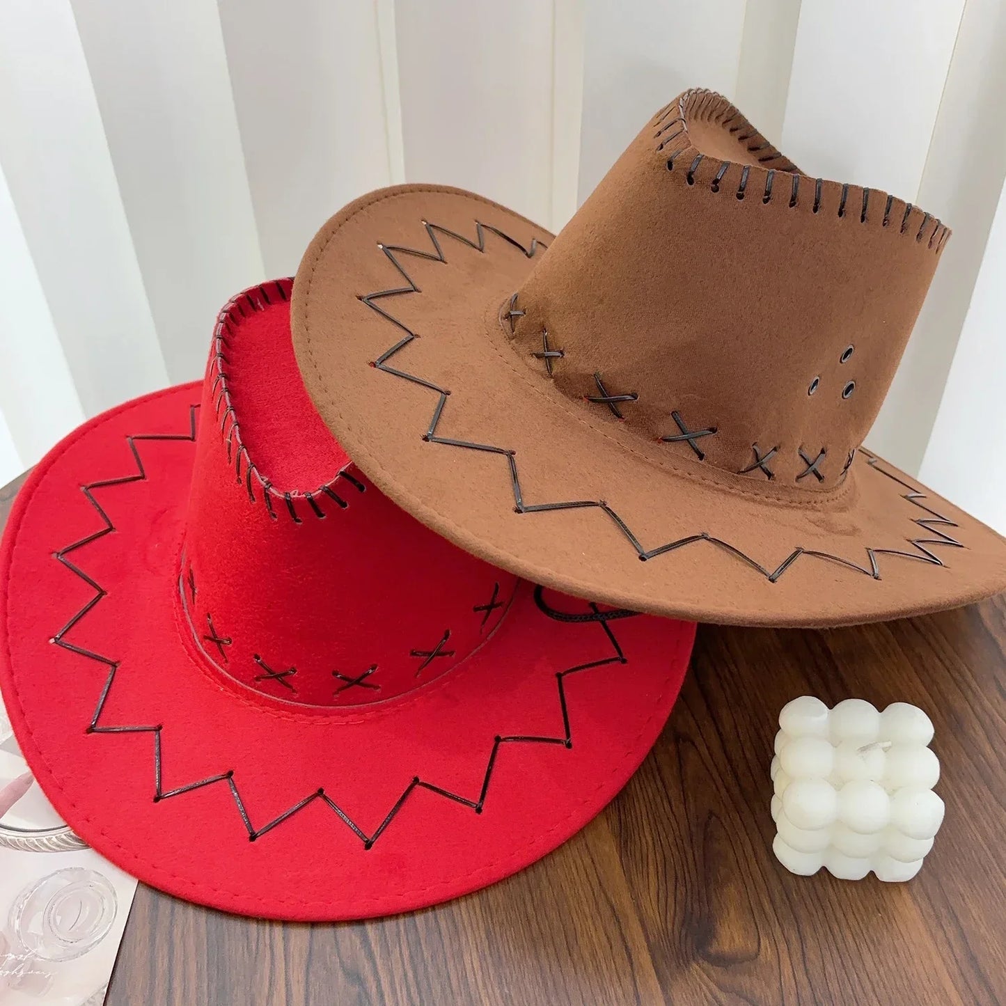 Chapeau de Cowboy Simple pour adultes, casquette de Cowgirl occidentale, accessoires de Costumes d'anniversaire d'halloween, décorations de vacances, cadeaux