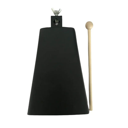 Cloche de vache de 4/5/6/7/8 pouces avec maillets en bois, cloche de Jazz en métal et acier, cloches de bétail, pièces et accessoires d'instruments de Percussion