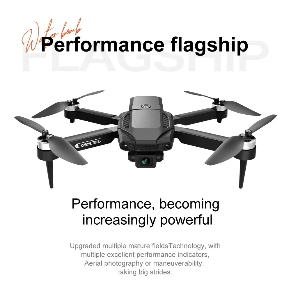 Nouveau Drone F198 professionnel double caméra avec 1080P WIFI FPV HD photographie aérienne grand Angle sans brosse RC pliable quadrirotor
