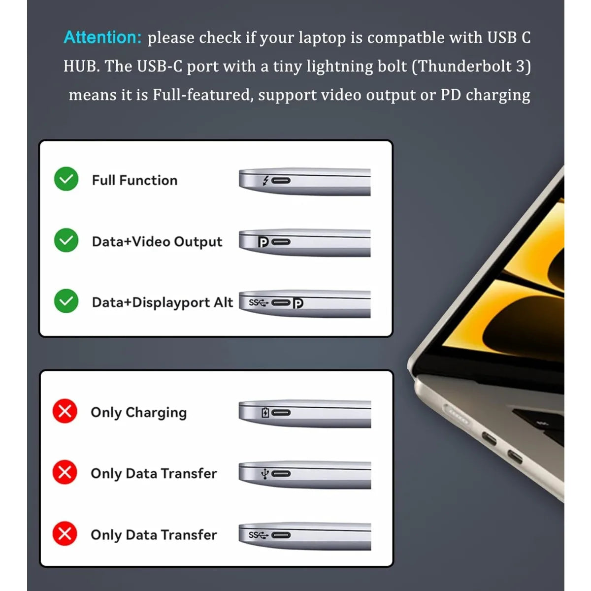 USB C Hub Ethernet HDMI Adapter, 8 in 1 Docking Station with 4K HDMI, RJ45 Ethernet, SD/TF Card Reader, USB 3.0/2.0, PD 100W