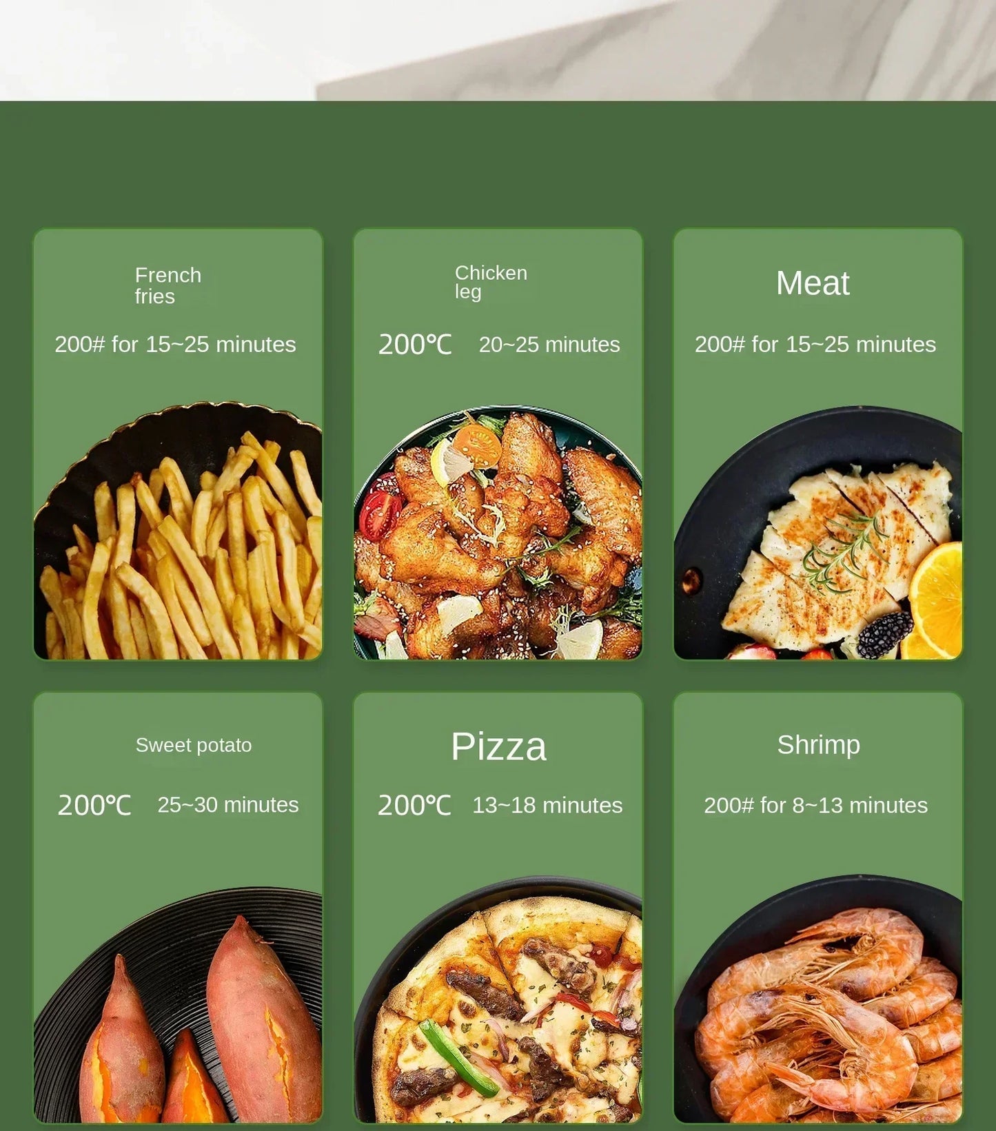 220V AUX Air Fryer and Oven Combo: Multifunctional, Fully Automatic, No Oil Technology, Easy-to-clean AB