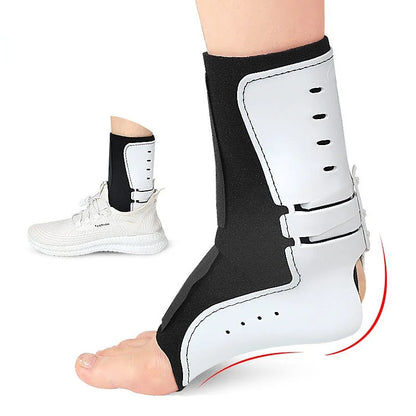 Orthèse de pied tombant réglable gauche droite orthèse d'entorse de cheville stabilisateur protecteur de pied pour la rééducation du correcteur d'hémiplégie