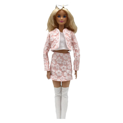 New 30cm 1/6 Doll flower Top Dress Daily Wear Accessories Clothes for Barbies doll
