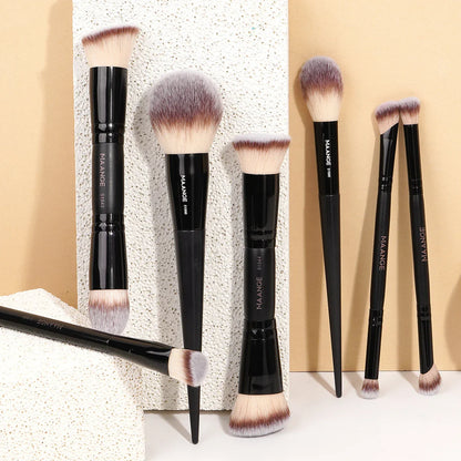 MAANGE ensemble de pinceaux de maquillage Double tête fond de teint brosse correcteur brosse fard à paupières brosse poudre brosse mélange maquillage beauté brosse