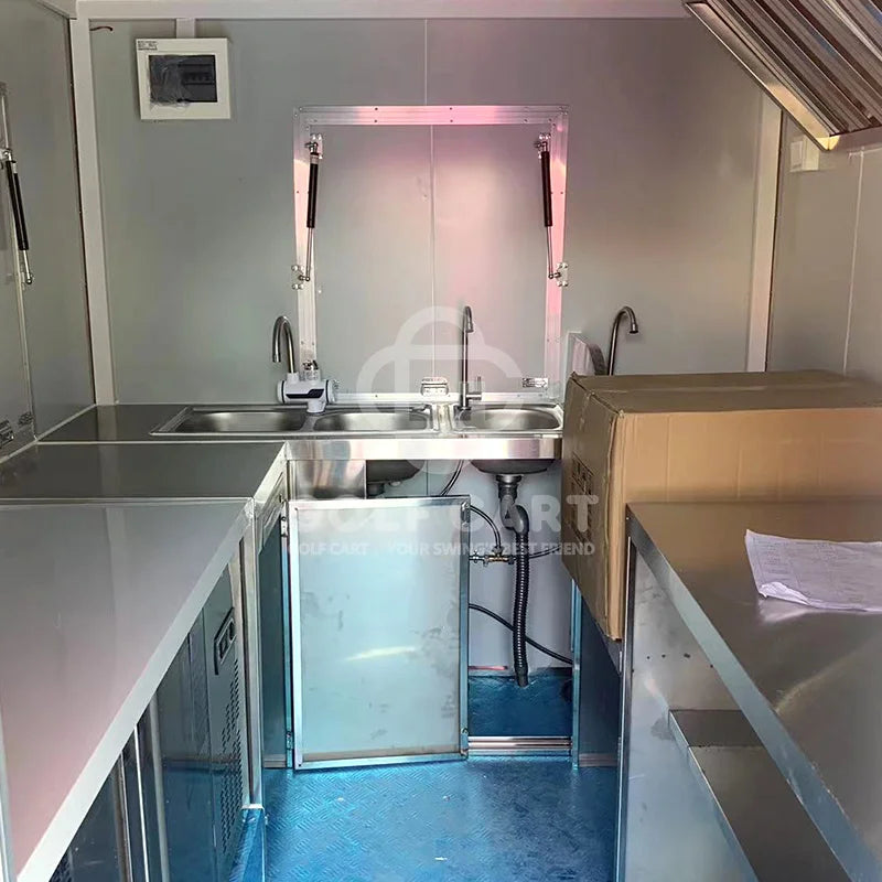 Custom Size Design Mobile Kitchen Food Truck Concession Trailer USA Street Food Truck Pizza Fast Food Trailer