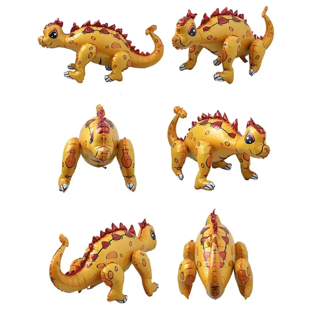 3D Self standing Dinosaur Tyrannosaurus Animal Balloons for Birthday Party Baby Shower Decoration Kit Inflatable Party Supplies