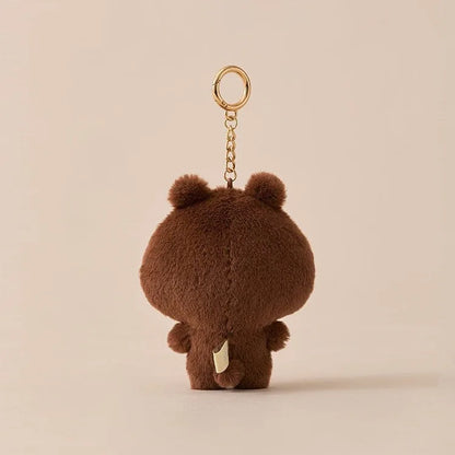 Baby Animal Series Bt21 Cooky Shooky Plush Doll Keychain Pendant Cute Koya Toy Girls Bag Packaging Decoration Collection Gift