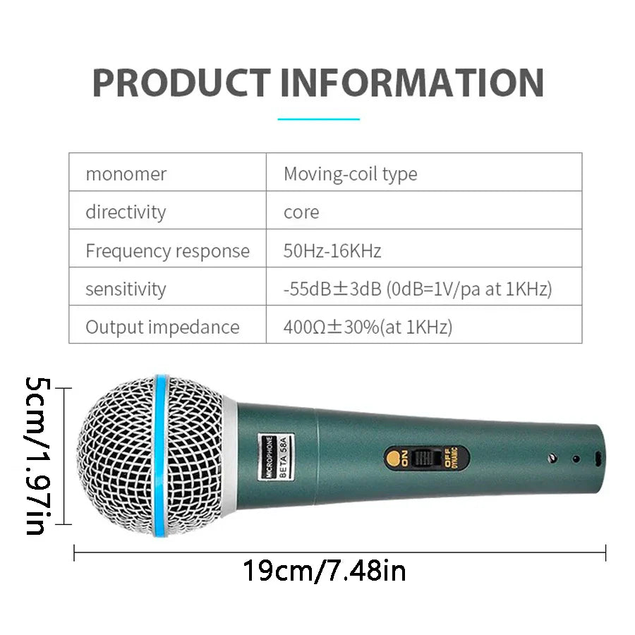 Microphone à condensateur professionnel filaire, pour PC, système de Machine à karaoké, salle de son, Gamer, Audio, chant, Kits de Streaming en direct