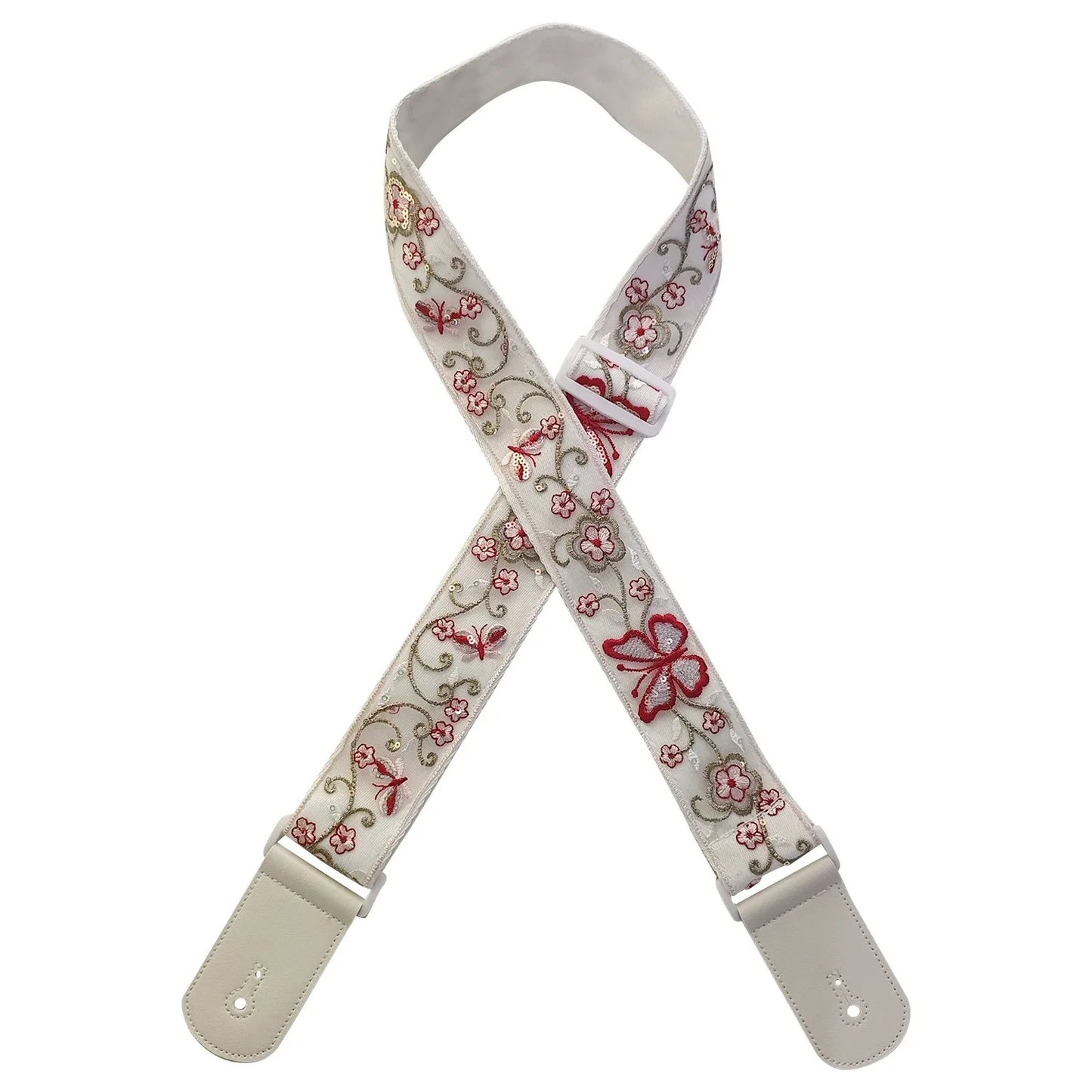 Sangle de guitare pour guitare électrique et acoustique, bandoulière réglable et résistante en dentelle, accessoires de guitare, sangle de guitariste